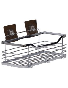 9101999 - grand panier rectangulaire acier inoxydable sur cartes adhesives 3 m -