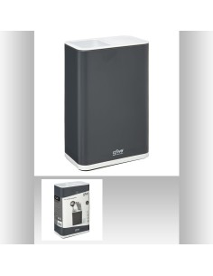 pot ust/couteau abs gris neo L. 16,5 x P. 10 x H. 24 cm