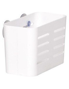 9216100 - panier rectangulaire gm ps sur ventouses - blanc