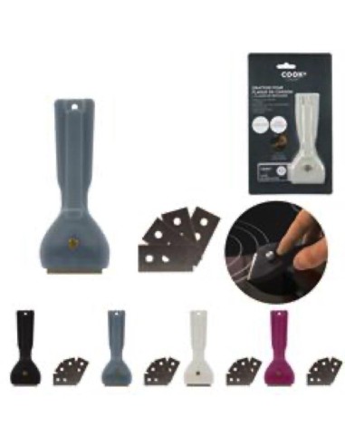 kb56911 - grattoir plaque vitroceramique avec 5 lames m24 a4/in24/m24