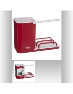 orga evier 4en1 rouge neo L. 21 x P. 9 x H. 14,6 cm