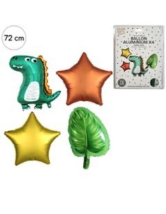 ballon aluminium theme dinosaure x4