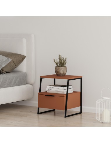 18103 - chevet velia terracotta/noir