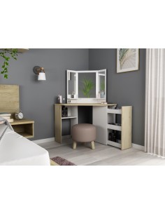 1746 coiffeuse chic ombre|blan