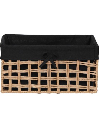 8415710403 - paniere gm papier ajoure tresse forme rectangulaire 40x28x20 cm - n