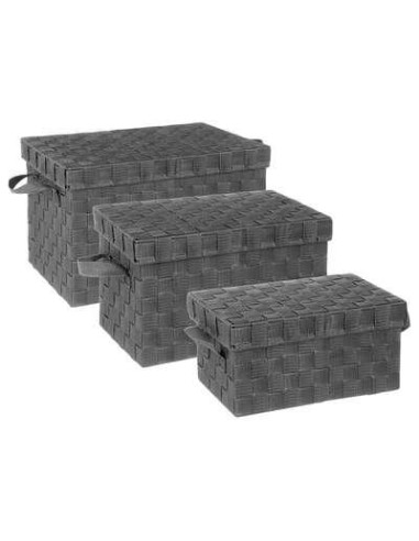 boite rect  anthracite lise -gm