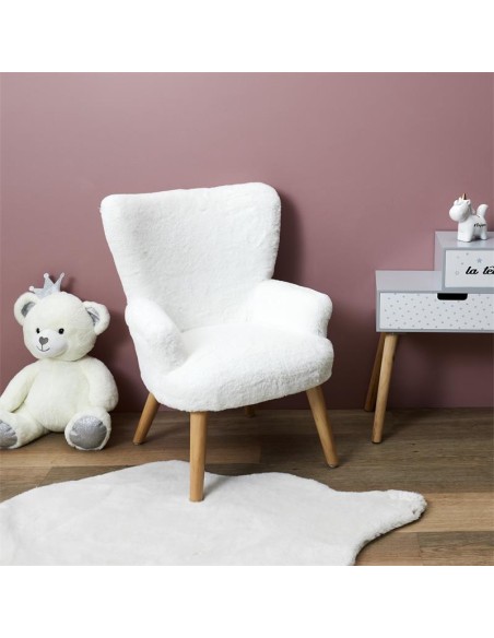 fauteuil helsinki enfant imitation fourrure m1 a1/m1