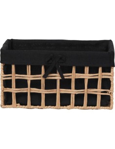 8415710404 - paniere mm papier ajoure tresse forme rectangulaire 35x23x18 cm - n