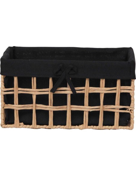 8415710404 - paniere mm papier ajoure tresse forme rectangulaire 35x23x18 cm - n