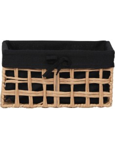 8415710405 - paniere pm papier ajoure tresse forme rectangulaire 30x18x15 cm - n