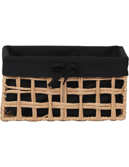 8415710405 - paniere pm papier ajoure tresse forme rectangulaire 30x18x15 cm - n