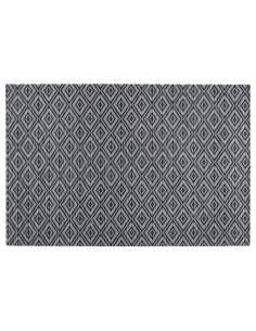 150105a - set table geo noir 45x30 L. 45 x P. 30 x H. 0 cm