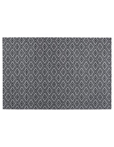 150105a - set table geo noir 45x30 L. 45 x P. 30 x H. 0 cm