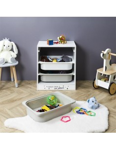 hd7265 - meuble de rangement enfant tidy 3 bacs m1