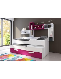 1142 lit gigogne bl/fucsi bo12