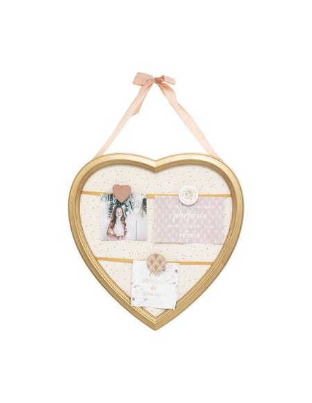 174264 - porte photo 3ph coeur dore