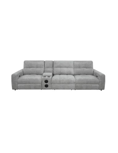 51200-canapé music pm 3c gris clair 1542102 relax gauche
