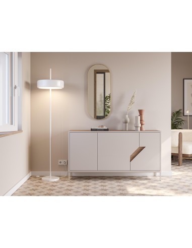 18809 - buffet lilou 3p 150cm sepet/créme