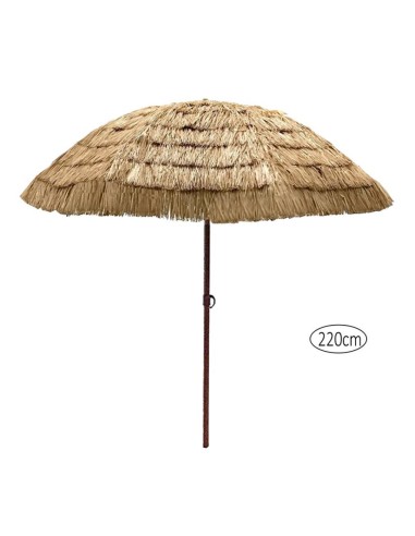 302836 - parasol plage 20 cm paill