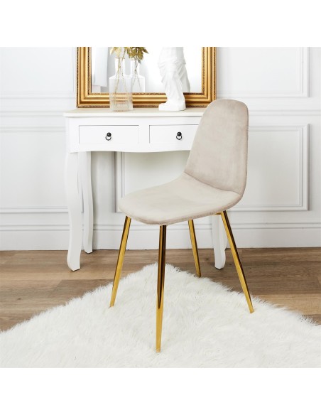 hd7604 - chaise pieds dore m4