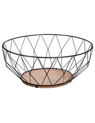 150039a - corbeille fruits losan 28cm n D. 28 x H. 11,5 cm