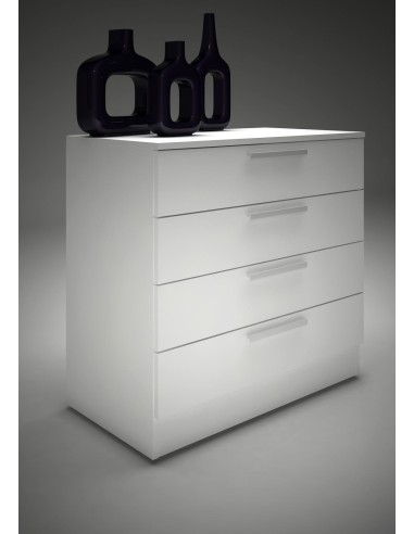 1010 commode 4 tiroirs blanc