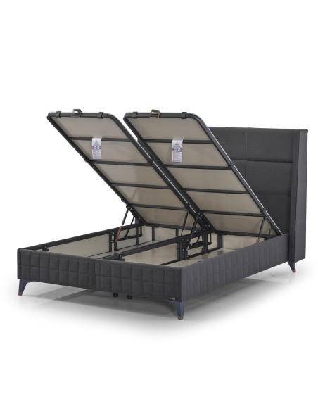 tete de lit carbon 160 couleur: z1007 beige