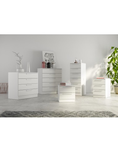 1012 chiffonier 6tiroirs blanc
