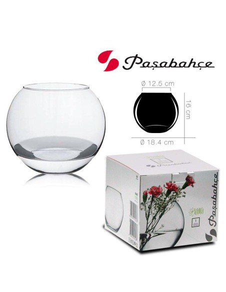 16785-vase rond 16cm