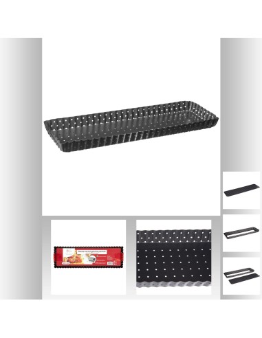 146646 - plat rect fond amov mtl 35x11 L. 35 x P. 11 x H. 2,5 cm