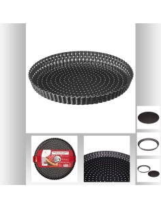 146644 - plat tarte fond amov mtl 28 D. 28 x H. 2,8 cm
