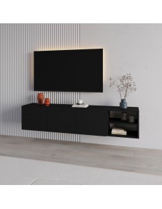 18609 - meuble tv conrad 3p2n 180cm blanc