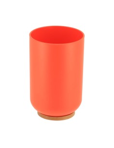 gobelet ps/bambou - orange/bambou