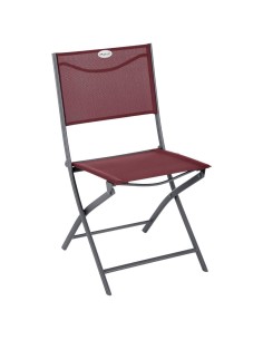 chaise modula bordeaux / graphite