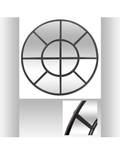 148252 - miroir rond metal 91,5x3,5