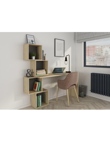 9180 - bureau book chene nat/ombr