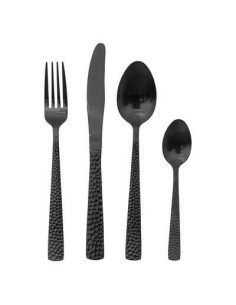 176980 - menagere inox 24p d'oro noir