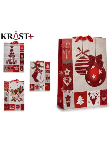 95937-sac papier noel set 4 xxl