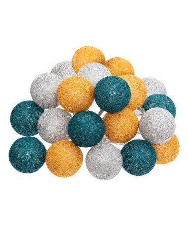 guirlande led secteur 20 boules "city" d.6