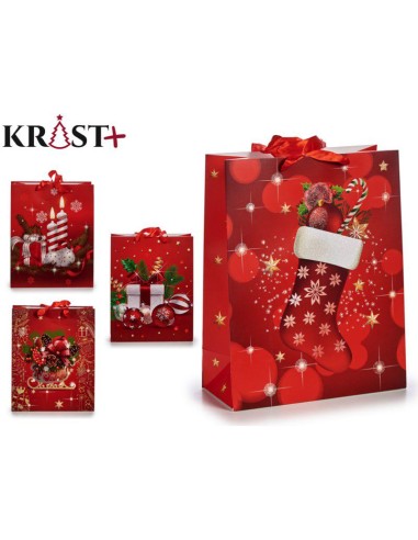 95982-sac papier noel set 4 m