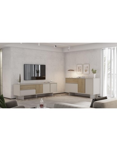 18823 - buffet carpi 3p1t vison/ cadiz chene