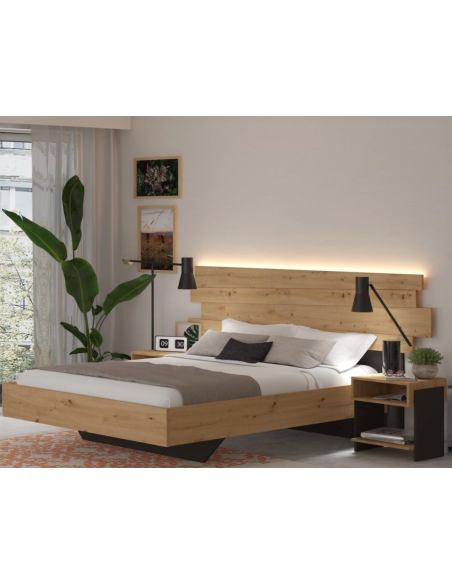 220715 + 22001551 - ensemble téte + lit barcelone 140 x 200