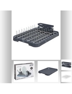 169132 - egouttoir 1niv pp+met gris neo L. 42 x P. 31 x H. 10,5 cm