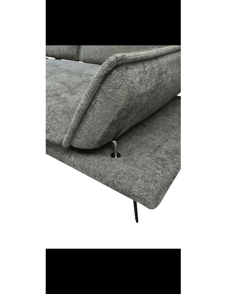 canapé linea angle meridienne a droite creamy