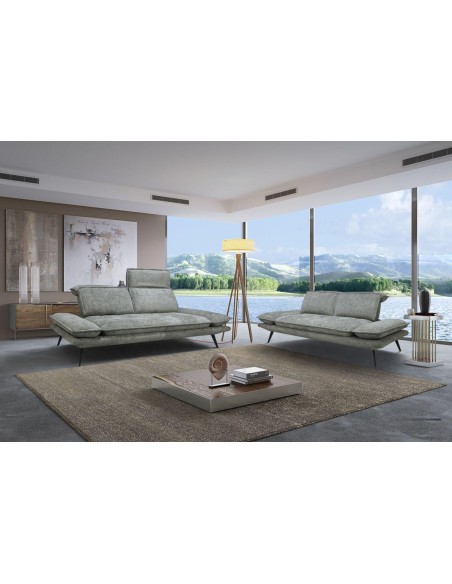 1811 - canapé linea  3 places creamy channel  2,5