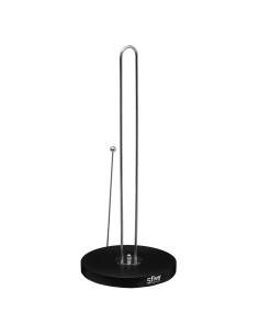 169133a-porte et +stop noir neo D. 15 x H. 34,5 cm