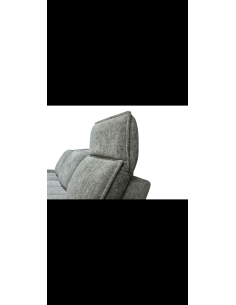 canapé linea angle meridienne a gauche dove grey