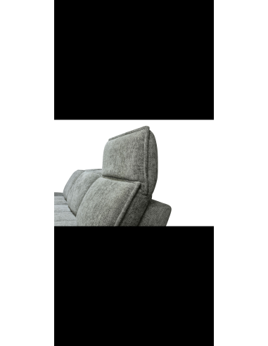 canapé linea angle meridienne a gauche dove grey