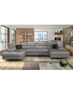 canape angle alvin u / cotere bis - mag vel2217/gris