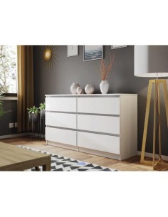 commode malwa blanc 140cm